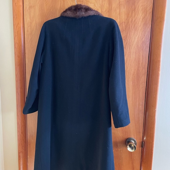 Vintage wool and fur coat - Picture 5 of 8